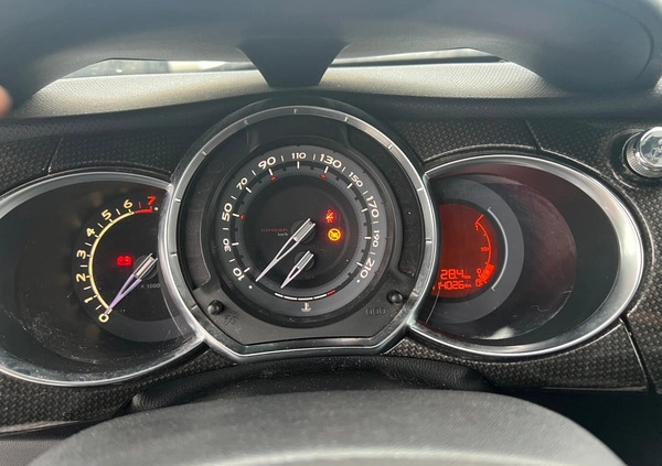 Citroen DS3 cena 12900 przebieg: 114000, rok produkcji 2010 z Zagórów małe 79